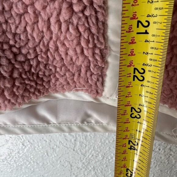 WallFlower Cozy Fleece Jacket Dusty Pink Thick size Medium - Picture 7 of 7